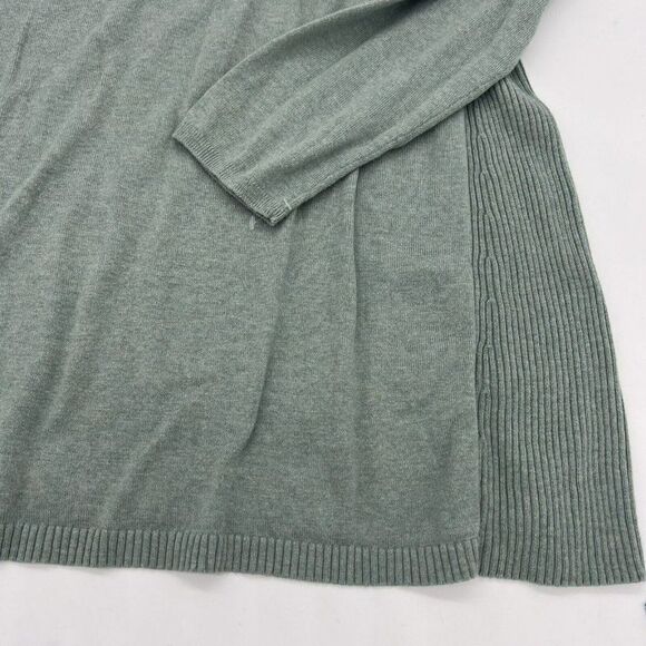 J Jill Green Round Neck Long Sleeve Pull Over Sweater Size Large Women's - Picture 2 of 4